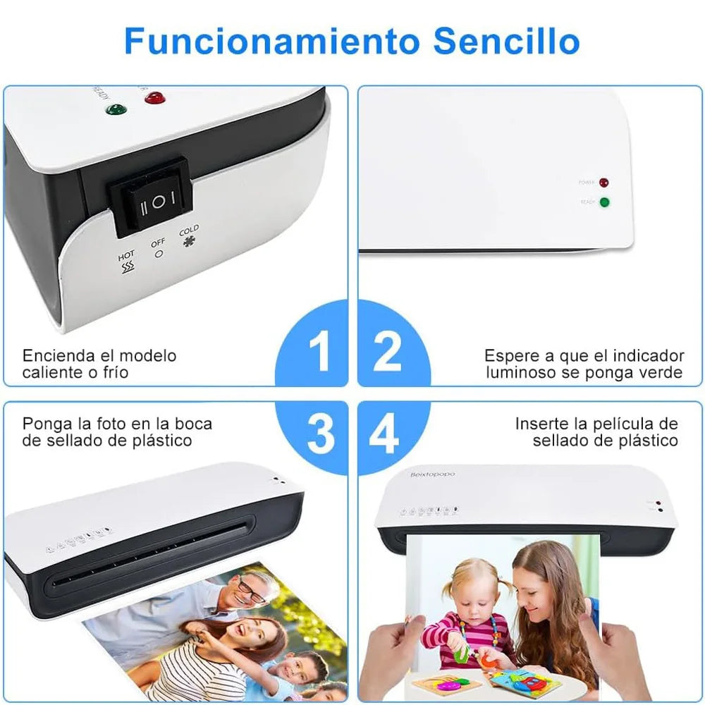 Enmicadora Térmica A4 Profesional 4 en 1 - DarExpress™
