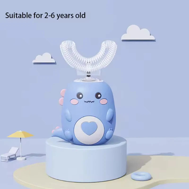 Cepillo Eléctrico 360° para Niños - Limpieza Automática en "U"