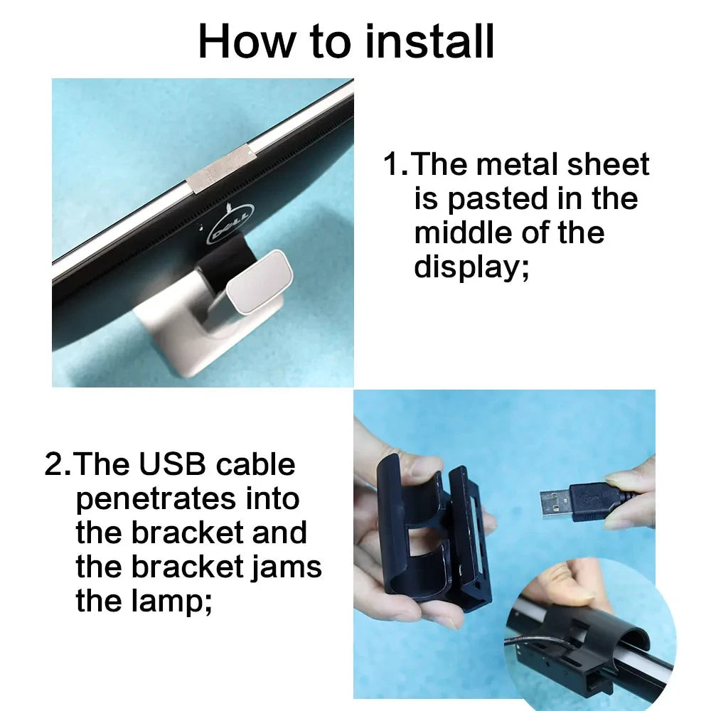 Barra de luz para monitor de escritorio...