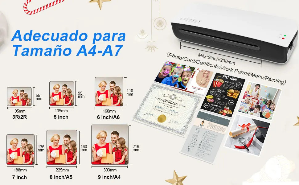 Enmicadora Térmica A4 Profesional 4 en 1 - DarExpress™