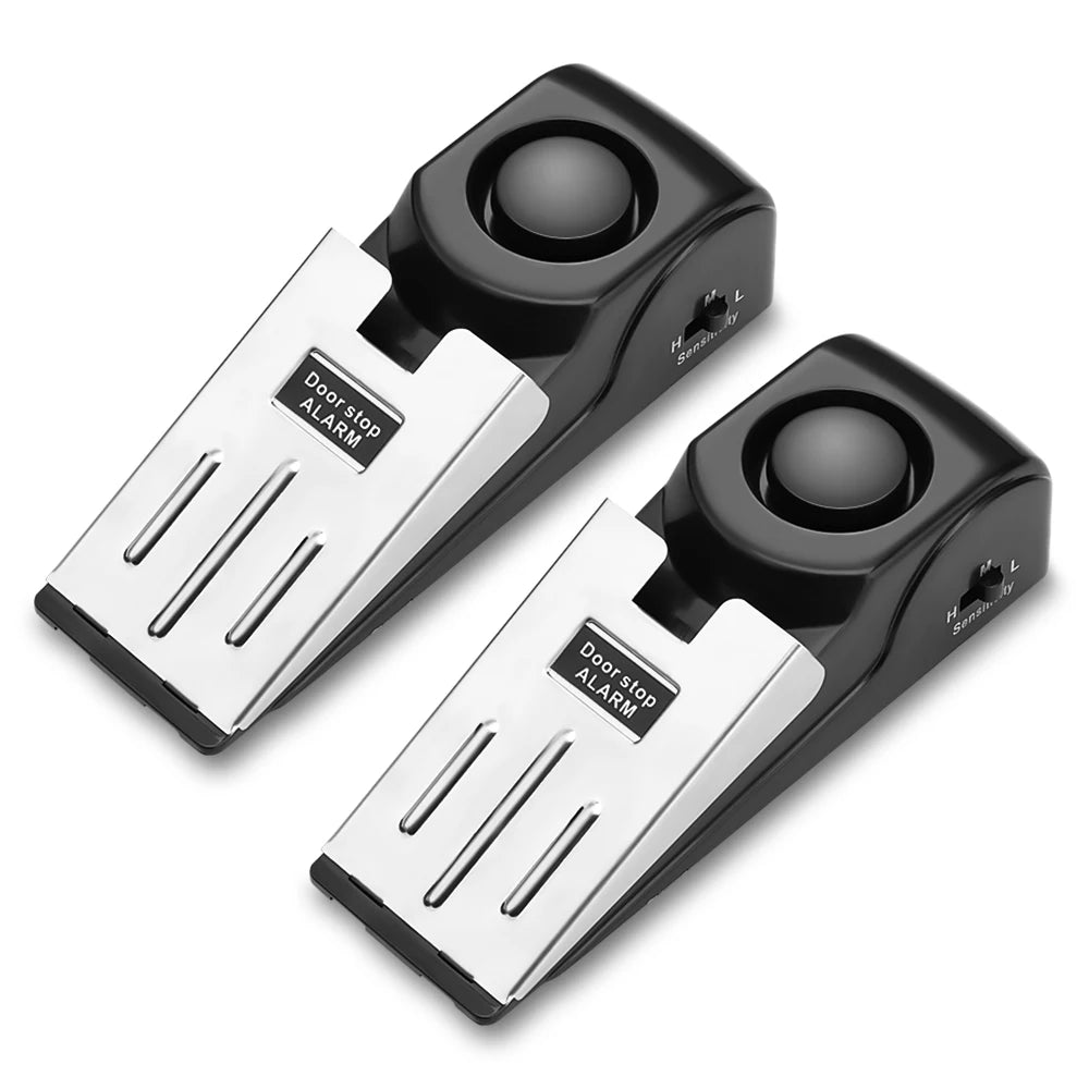 Alarma de Cuña para Puerta "Safe-Stop" - 120dB para Hogar y Viajes.