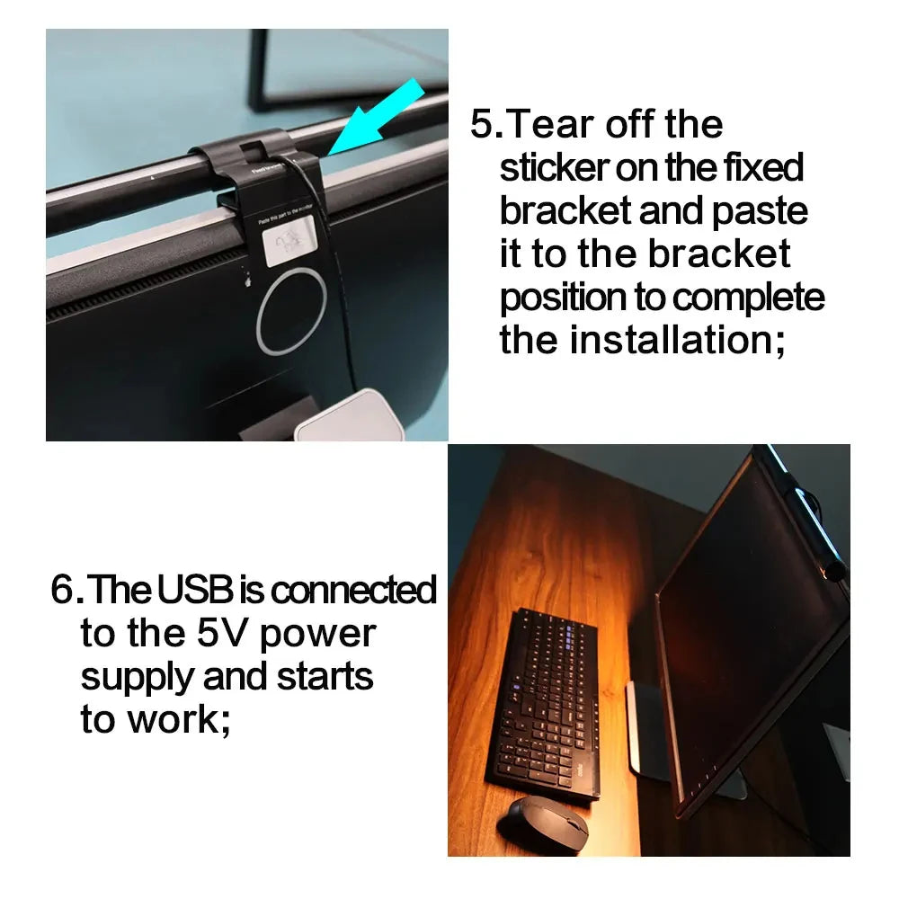 Barra de luz para monitor de escritorio...