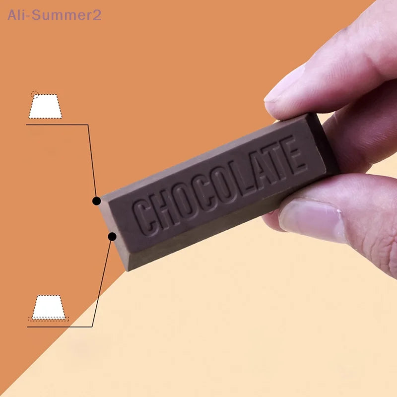 Set de Gomas de Borrar "Choco-Eraser" - Diseño Realista XL.