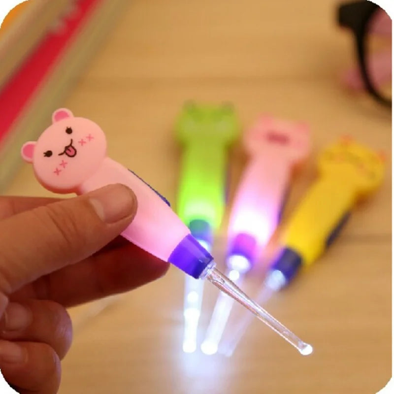 Limpiador de Oídos con Luz LED para Bebés: Limpieza Segura y Precisa