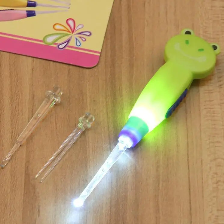 Limpiador de Oídos con Luz LED para Bebés: Limpieza Segura y Precisa