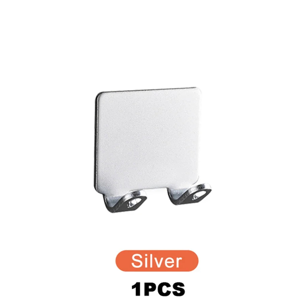Soporte de Acero Inoxidable para Rastrillo - Adhesivo de Pared Sin Taladro