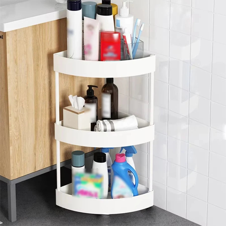 Organizador Esquinero de 3 Niveles para Baño y Cocina - DarExpress™