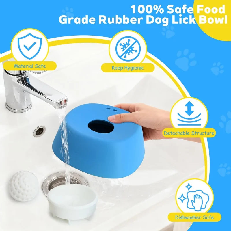 Comedero Lento Esférico "Lick-Ball" - Anti-Ansiedad para Perros.