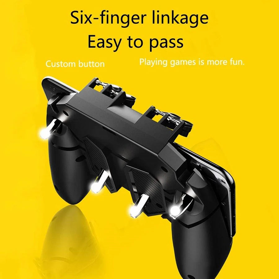 Gamepad Pro con Gatillos L1R1: Domina en Free Fire y PUBG