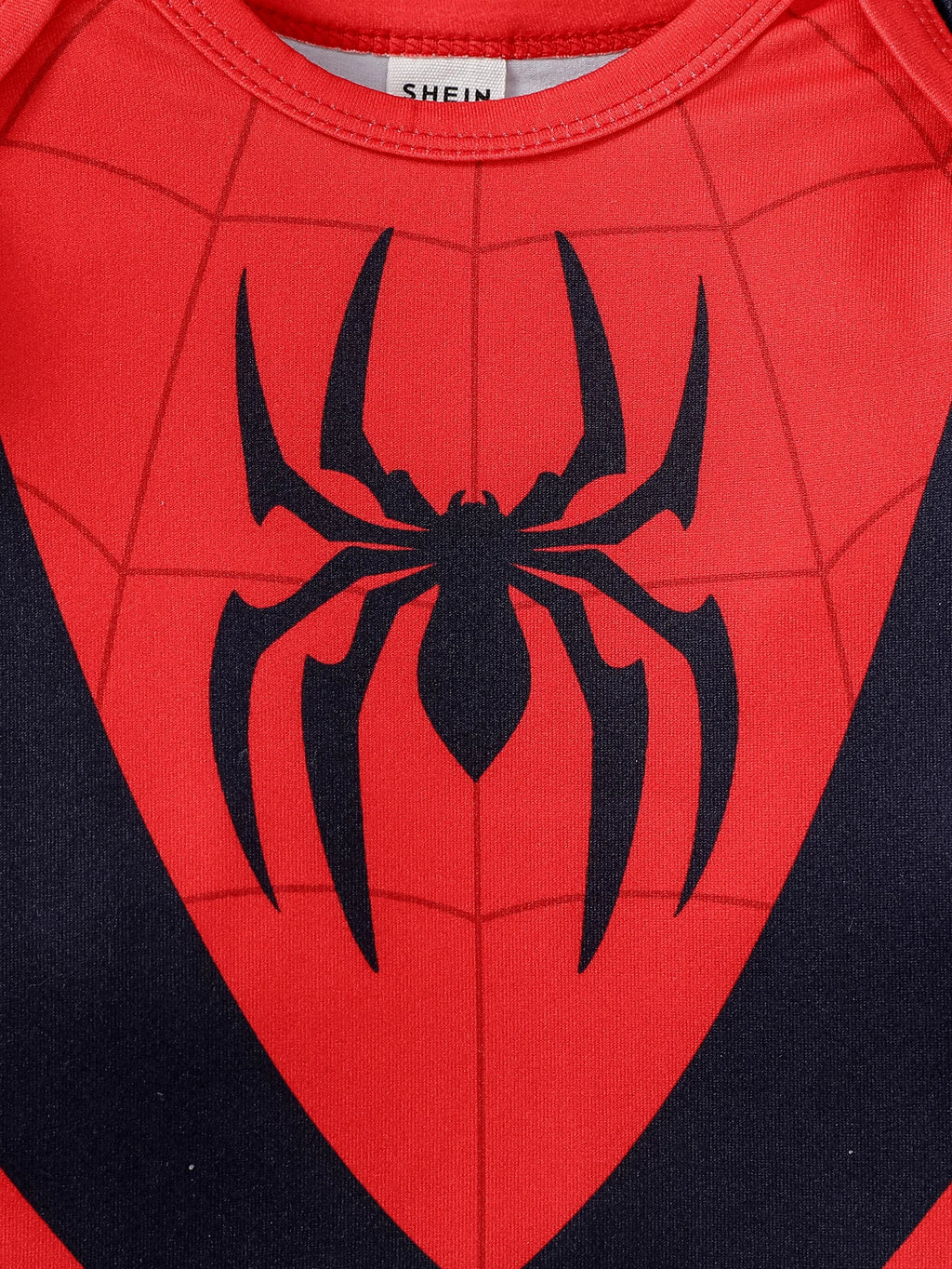 Set "Pequeño Héroe" Spidey: Mameluco + Gorrito