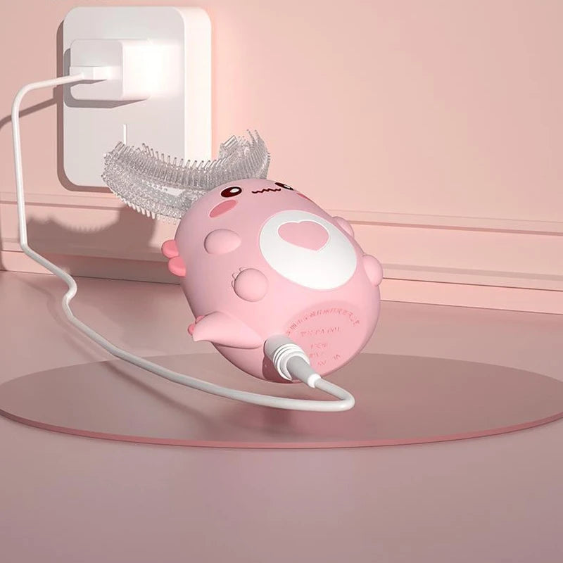 Cepillo Eléctrico 360° para Niños - Limpieza Automática en "U"