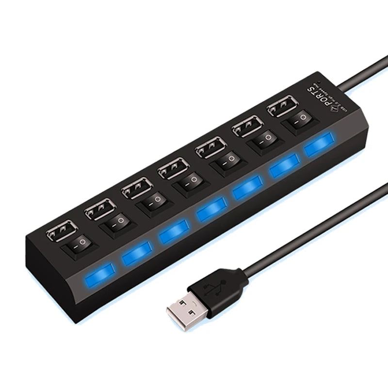 Hub USB 3.0 de alta velocidad con 4/7 puertos...