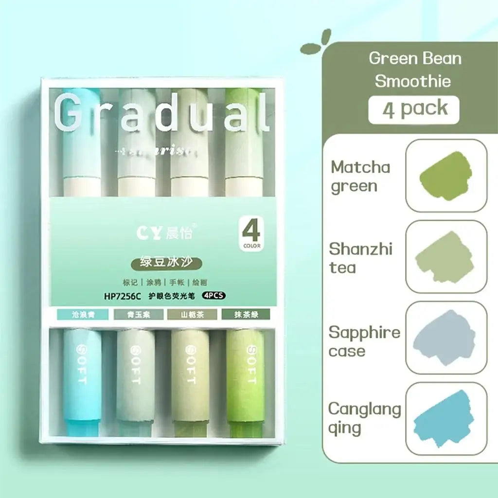 Set de MarcaTextos "Aura" - Pack de 4 Colores en Degradado