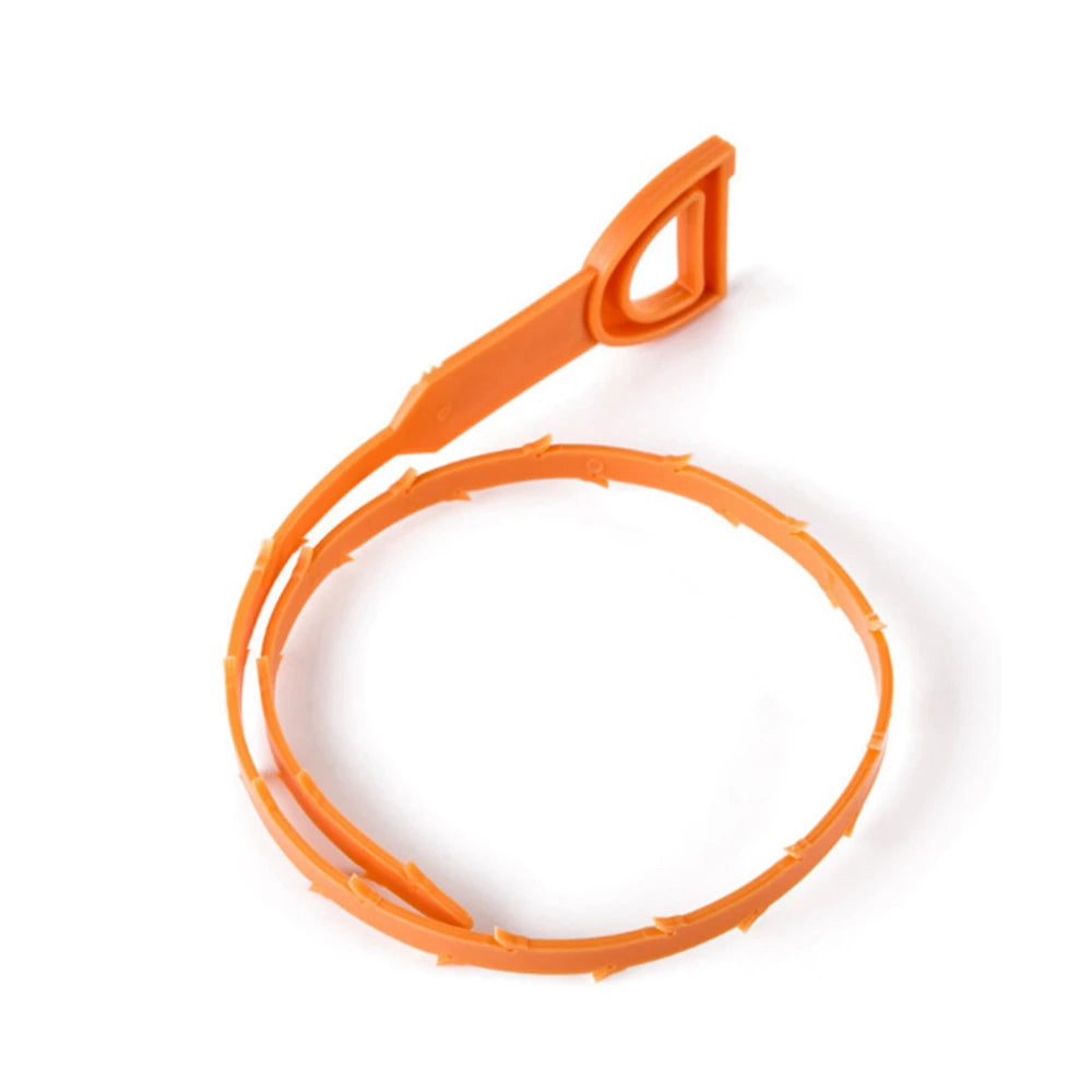 Cepillo Desatascador Flexible: Elimina Pelos y Obstrucciones al Instante.