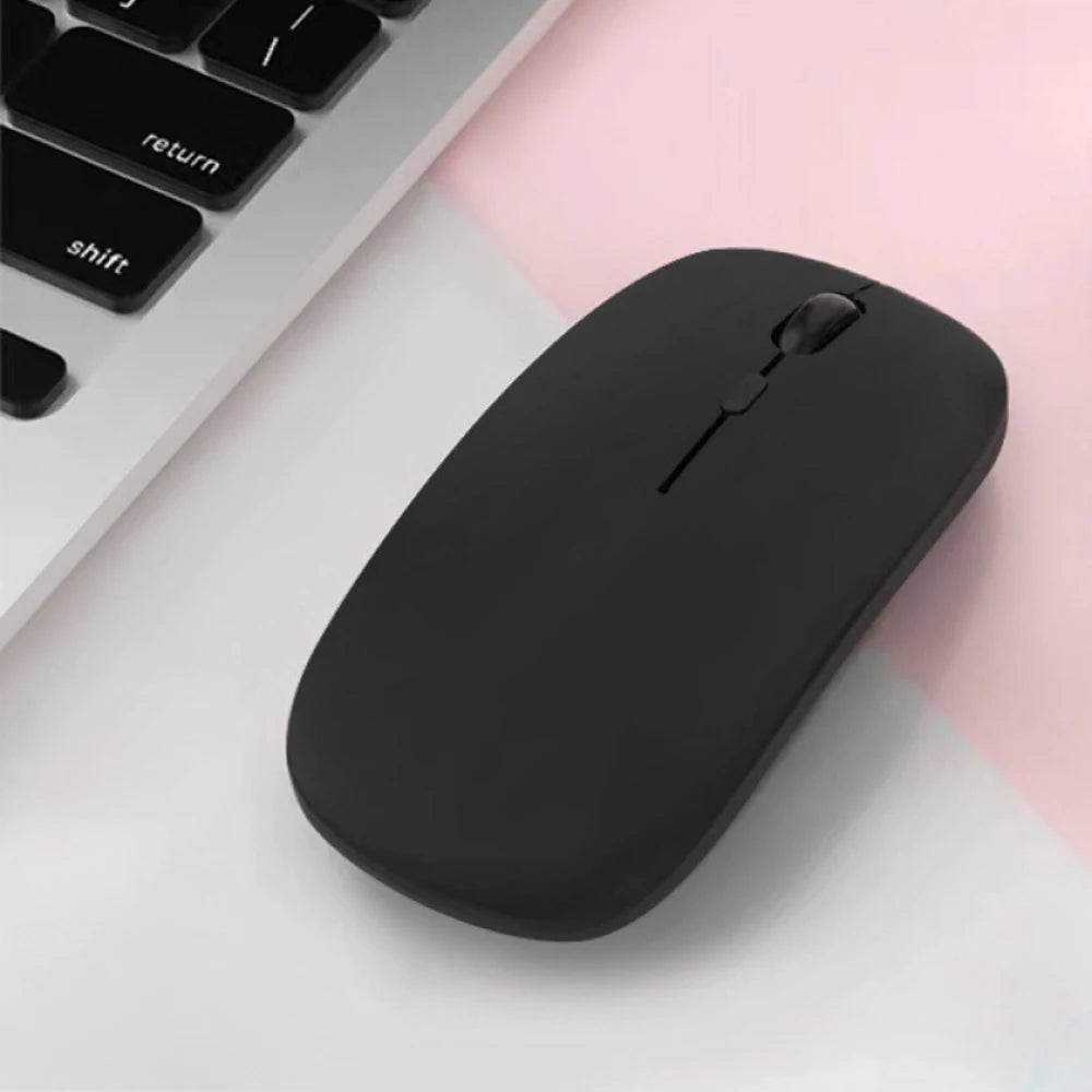 Mouse Inalámbrico Ultra Slim: Bluetooth y Clic Silencioso.