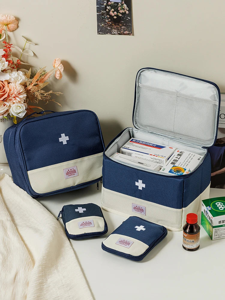 Botiquín de Primeros Auxilios Portátil - Estuche Rígido Organizador