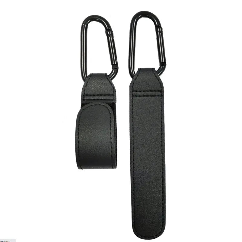 Set de Ganchos Premium para Carriola - Piel Sintética Duradera