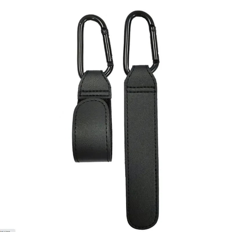 Set de Ganchos Premium para Carriola - Piel Sintética Duradera