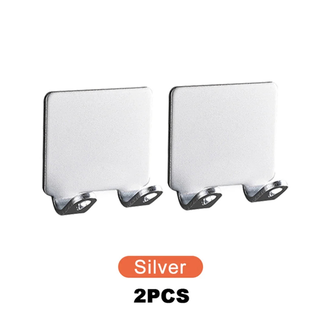 Soporte de Acero Inoxidable para Rastrillo - Adhesivo de Pared Sin Taladro