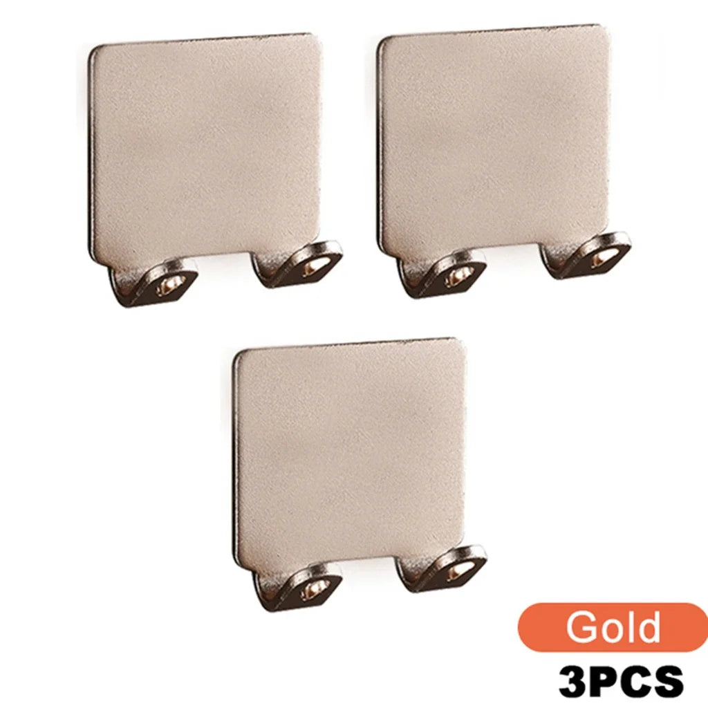 Soporte de Acero Inoxidable para Rastrillo - Adhesivo de Pared Sin Taladro
