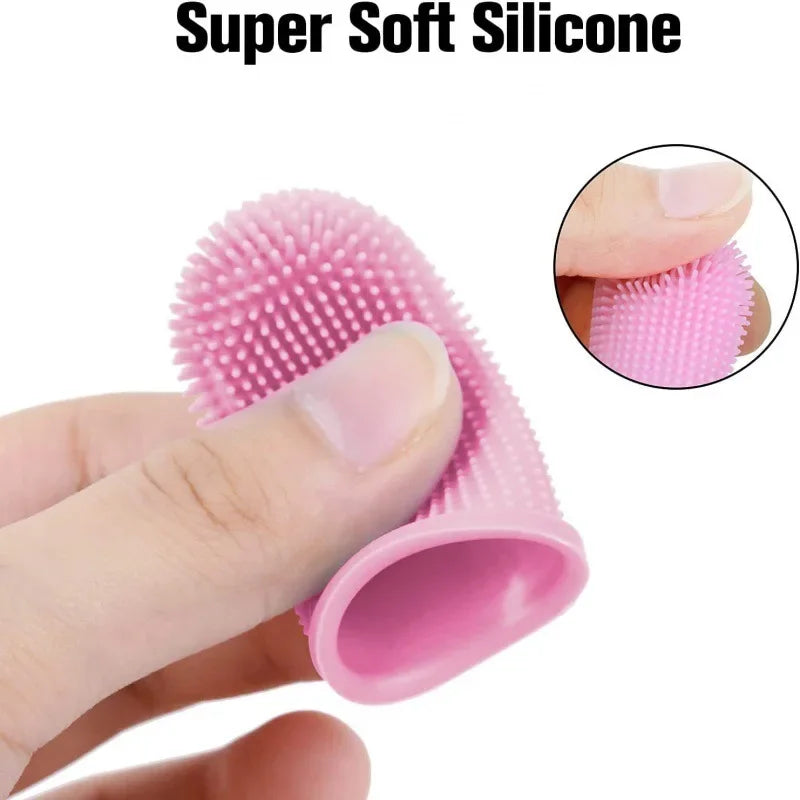 Cepillo de Dedo para Mascotas: Limpieza Dental Suave y Efectiva.