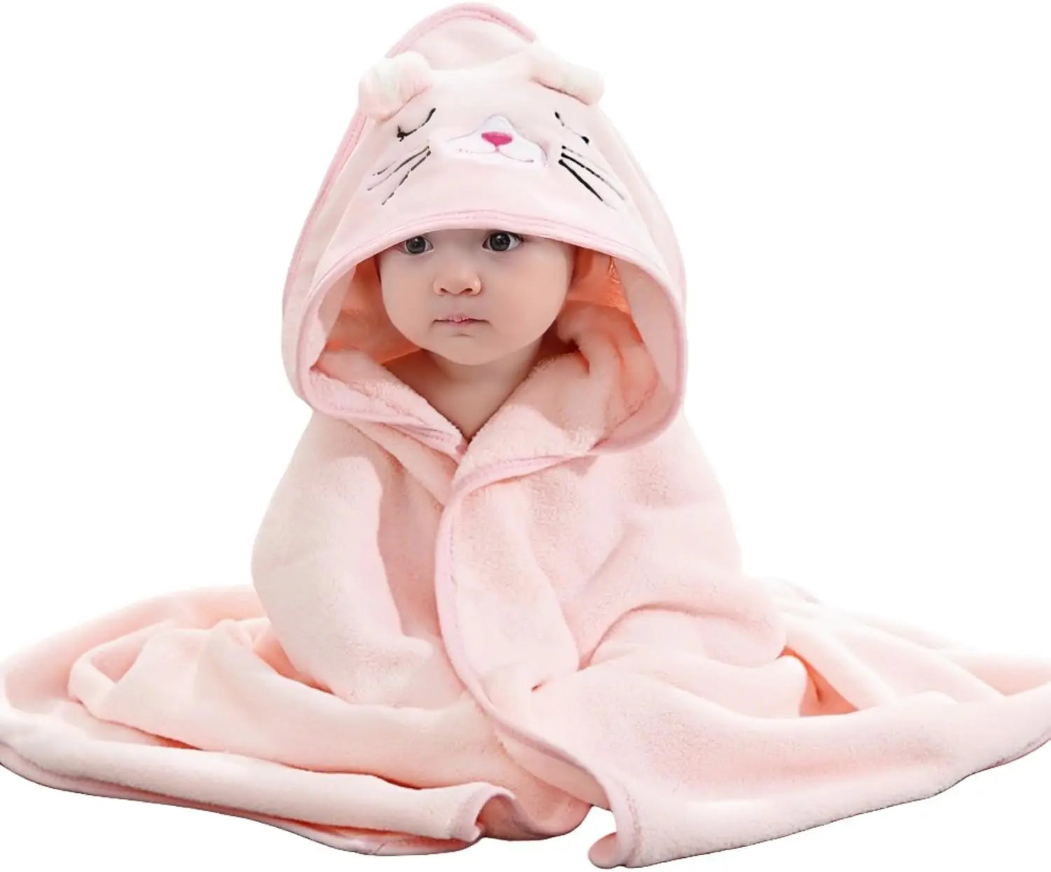 Toalla de Microfibra con Capucha - Ultra Absorbente y Suave