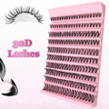 Kit de Extensiones de Pestañas DIY - Lash Clusters con Bond & Seal