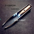Pinzas Profesionales de Acero Inoxidable con LED