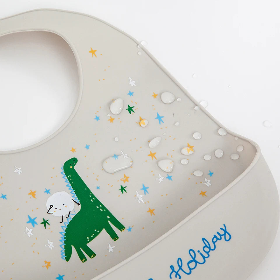 Babero Impermeable con Recolector de Migajas